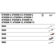 Kép 2/2 - Dugókulcs készlet 1/4" 17-részes Bahco: 6719SM