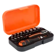 Kép 1/2 - Dugókulcs készlet 1/4" 34 részes, racsnis bittartóval, bit készlettel  Bahco S34MC8H