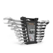 Kép 1/2 - Racsnis csillag-villáskulcs készlet - 8,10,13,14,15,17,19, 21 mm - flexibilis fejjel Handy: 10870
