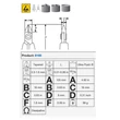 Kép 2/3 - Finomelektronikai oldalcsípőfogó kúpos fejjel 125 mm, Ultra-Flush®,  0.3-1.6 mm ESD Lindström 8165