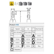 Kép 2/3 - Finomelektronikai oldalcsípőfogó kúpos fejjel 112.5 mm, Ultra-Flush®,  0.2-1.25 mm ESD Lindström 8155