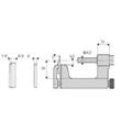 Univerzális analóg mikrométer csőfal, horony és váll szélesség méréséhez 0-25mm/0,01mm MIB 41019095 Univerzális analóg mikrométer csőfal, horony és váll szélesség méréséhez 0-25mm/0,01mm MIB 41019095