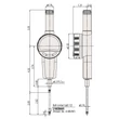 Kép 2/2 - Digitális mérőóra ID-C, 50,8mm/0.0005"/0.01 mm, col/mm, sík hátlap, ANSI  Mitutoyo 543-737B