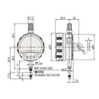 Kép 2/2 - ABSOLUTE DIGIMATIC mérőóra ID-C, IP42 12,7/0,01mm, hátlap füllel Mitutoyo 543-710