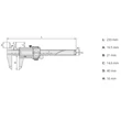 Kép 3/3 - Digitális tolómérő 150/0,01mm +/0,02mm IP67, Absolute, adatkimenettel Mitutoyo 500-716-20