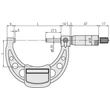 Kép 2/2 - Analóg külső mikrométer 75-100/0,01mm Mitutoyo 103-140-10