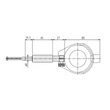 Kép 2/2 - Kétponton mérő belső furatmikrométer mérőórával 10-18/0,01mm +/-6 µm  Mitutoyo 526-127-20