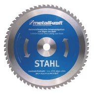 Fűrésztárcsa acélhoz 305 x 2,4 x 25,4 mm z60 (MTS 356-hoz) Metallkraft: 3853051