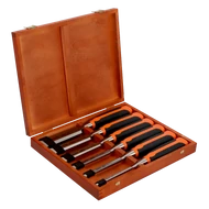 Vésőkészlet, 6,10,12,18,25,32 mm, fadobozban Bahco: 424P-S6-EUR