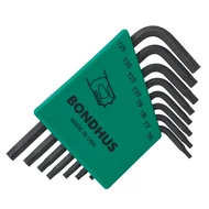T6-T25 Torx L-kulcs készlet rövid egyenesvégű TLXS8S, Bondhus: 31732