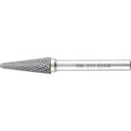 Keményfém turbómaró kúpos, lekerekített végű 14°-os, 10x27 mm 6-os szár YRK-210-8246K