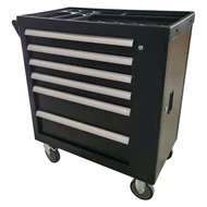 Szerszámkocsi 6-fiókos, 4 szivacsbetétes tálcával, 124db szerszámmal KENGUY OCZ-595-0001A