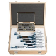 Külső mikrométer készlet 150-300mm, 6db mikrométer + 6 db beállító etalon Mitutoyo: 103-915-10 Külső mikrométer készlet 150-300mm, 6db mikrométer + 6 db beállító etalon Mitutoyo: 103-915-10