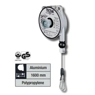 Balancer 0,2-0,5kg 1600 mm, műanyag (polipropilén) kötél TECNA 9310NY