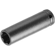 Gépi dugókulcsfej 1/2" 19mm-es hatlapú, vékonyfalú, extra hosszú, 83mm hosszú APEX SF-19MM55