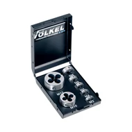 Menetmetsző készlet (7 részes)  M3-M12, HSS  Völkel 49521 Menetmetsző készlet (7 részes)  M3-M12, HSS  Völkel 49521