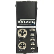 Menetmetsző készlet (7 részes)  M3-M12, HSS-E  Völkel 49522 Menetmetsző készlet (7 részes)  M3-M12, HSS-E  Völkel 49522