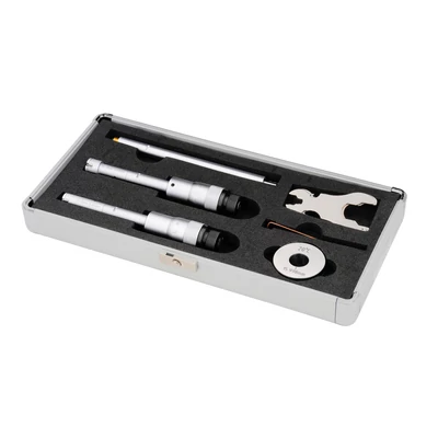 Hárompontos analóg furatmikrométer készlet 12-20mm 2db 0.005mm ±0.004mm Asimeto 209-64-8