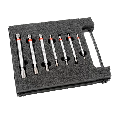 Dugós menetidomszer készlet (megy-nem megy oldal) dobozban M3/M4/M5/M6/M8/M10/M12 6H Asimeto 430-70