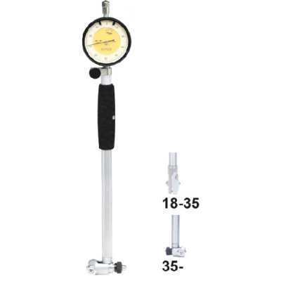 Furatmérő óra készlet 3-részes 0.01mm 18-35mm, 35-50mm, 50-160mm, mérőórával Asimeto 484-63-8