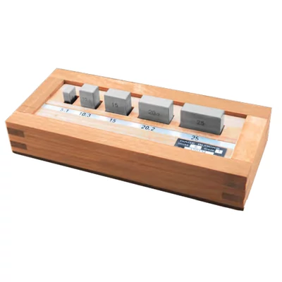 Mérőhasáb készlet, acél, mikrométer ellenőrzéséhez 0-25mm Asimeto 531-15