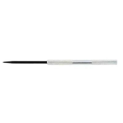Edzett egyenes acél rajztű recézett nyéllel 180 mm  Asimeto: 1100-002