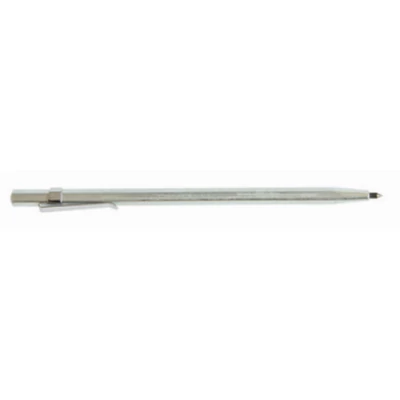 Egyenes keményfém rajztű csíptetővel és védősapkával 150 mm Asimeto: 1100-006