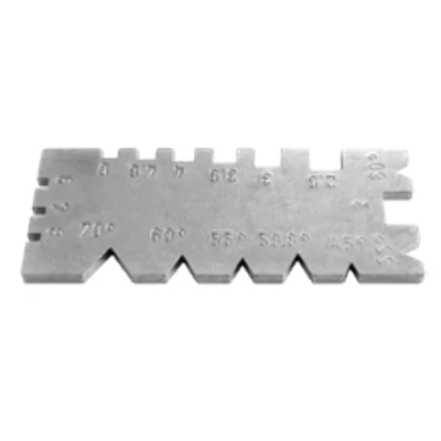 Univerzális menetkés sablon éles és lapos menethez (45/53,8/55/60°) 60x25 mm Asimeto: 1200-030