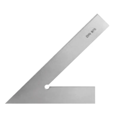 Csúcsszög 45° lapos, DIN 875-2  150x100mm, szárkereszmetszet 20x5mm Asimeto 301-61