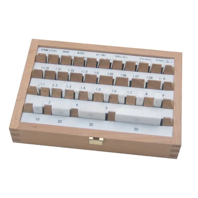 Kerámia mérőhasáb készlet, 1,001-100 mm/87 db, 0. tűrési osztály Asimeto: 502-20