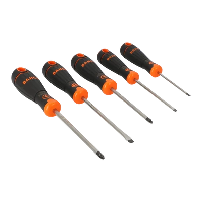 BahcoFit Csavarhúzó készlet, 5-részes, lapos/PZ: B219.015