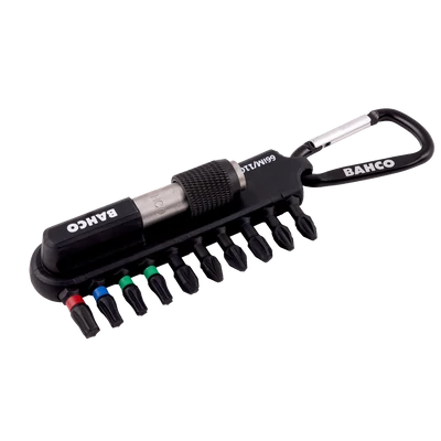 1/4" nagy teherbírású torziós bitkészlet Phillips/Pozidriv/TORX®-hoz, műanyag tartóval Bahco 66IM/11C-1