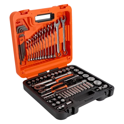 Dugókulcs készlet 1/4"+1/2" 98 részes, csillag-villás- és imbusz készlettel Bahco S98MC1H Dugókulcs készlet 1/4"+1/2" 98 részes, csillag-villás- és imbusz készlettel Bahco S98MC1H