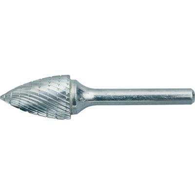 10X19MM ÍVELT - HEGYES VÉGŰ TURBÓMARÓ, SZÁR 6 MM, FINOM FOGAZÁSSAL YORK YRK-210-4249K