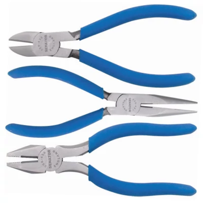 160mm CV PLIER SET 3-PCESATIN FINISH SEN-558-9830K