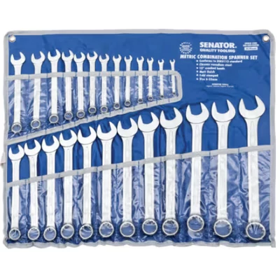 25DB-OS KRÓM-VANÁDIUM CSILLAG-VILLÁSKULCS KÉSZLET 6-32MM SEN-582-5202D