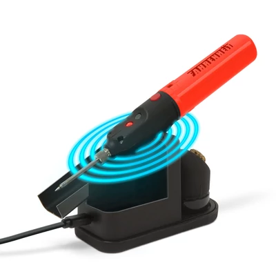 Akkumulátoros forrasztópáka állomás - vezeték nélküli töltés, tisztítószivaccsal Fahrenheit: 28025