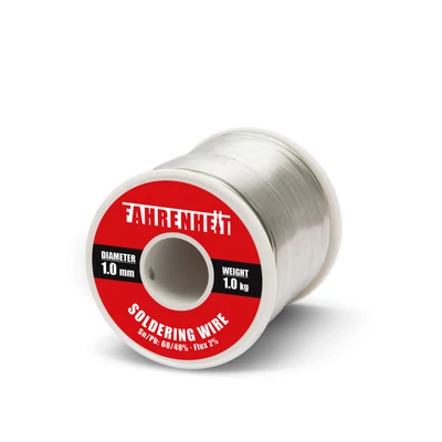 Forrasztó ón 1 mm 1 kg Sn60Pb40 2% Flux 55080