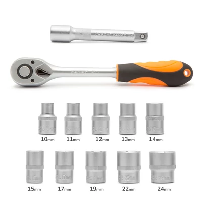 Dugókulcs készlet 1/2" -12 db  Handy  10857B