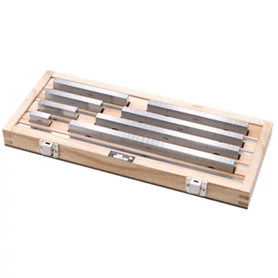 Mérőhasábkészlet hosszú hasábokból acél, 8 db-os 2-es pontossági osztály 25/50/75/100/125/150/175/200mm HITEC 530-303