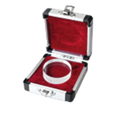 Optikai mérőlencse síklapúság ellenőrzéséhez 45x15mm +/-0,001mm HITEC 530-61