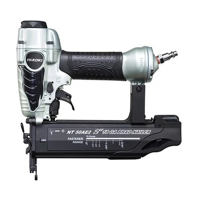 Levegős tűszegbelövő, síktáras: 16-50 mm, 1,1 mm, tár: 100 db, 5-8.5 bar, 1 kg  HIKOKI NT50AE2L2Z