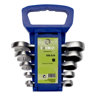 Racsnis csillag-villáskulcs készlet, rövid 5 méretben Irimo: 18S-5-H