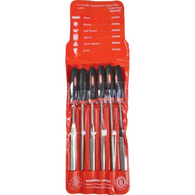 16CM GYÉMÁNT TŰRESZELŐ KÉSZLET 120/140 SZEMCSE - 6 DB-OS KENNEDY KEN-033-0500K
