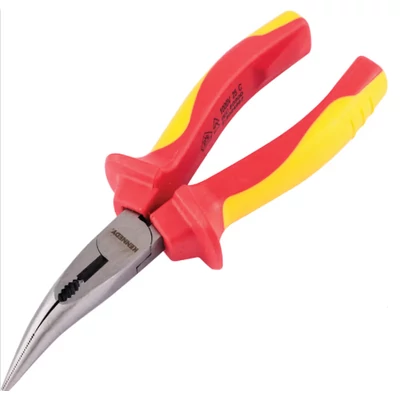 Szigetelt hajlított csőrű fogó, 160mm KENNEDY  KEN-558-3998M