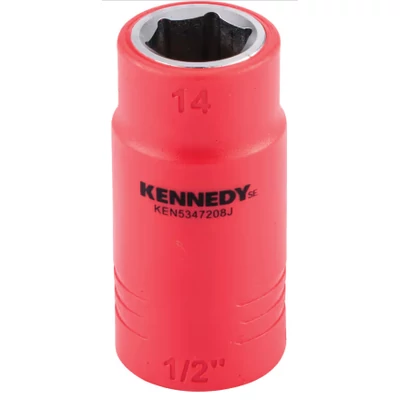 1/2" Szigetelt hatlapú dugókulcs – 14mm KENNEDY  KEN-534-7208J