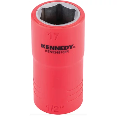1/2" Szigetelt hatlapú dugókulcs – 17mm KENNEDY  KEN-534-8103R