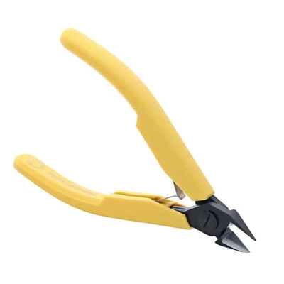 Finomelektronikai oldalcsípőfogó kúpos fejjel 110 mm, Ultra-Flush®,  0.1-1.0 mm ESD Lindström 8145