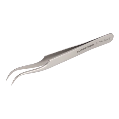 Hegyes csipesz hajlított finomított ESD 120 mm Lindström  TL 7-SA-SL