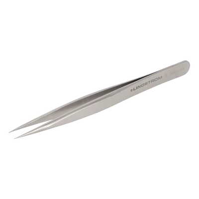 Univerzális csipesz 120mm, antimágneses, saválló rozsdamentes acélból, 000-es típus, finom hegyekkel  Lindström TL 000-SA